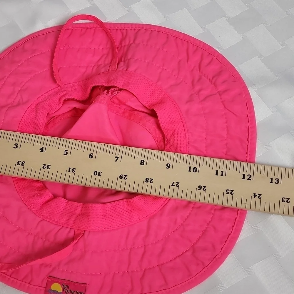 Sun Protection Zone Pink Girls Sun Hat